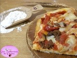 Pizza con Peperoni Agrodolci e Funghi