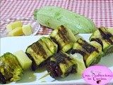 Spiedini di Polpette e Zucchine