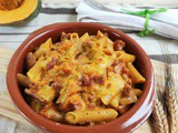 Pasta al Forno con Zucca, Speck e Scamorza