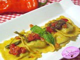 Ravioli di Carne e Ricotta con Sugo di Verdure