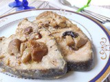 Scaloppine di Salmone ai Funghi Porcini