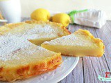 Torta Cremosa al Limone senza Farina e Burro