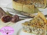 Torta Salata con Salsiccia e Funghi