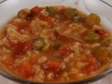 Low Fat and Delicious Sausage Gumbo