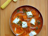 Baby Corn Paneer Masala/Baby Corn Paneer Gravy