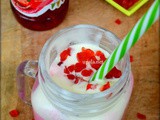 Badam Pisin Rose Cooler/Almond Gum Rose Milk