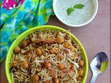 Chole Pulao/Kabuli Chana Pulao