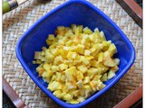 Easy Mango Ginger Pickle/Maa inji urugai (No Oil pickle)