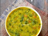 Methi Dal fry/Vendhaya keerai paruppu kadayal/Menthi Kura Pappu