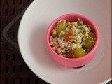 Mung sprouts fruits salad