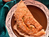 Oats Rava Masala Dosa (with left over Idli/Dosa batter)