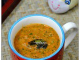 Onion Tomato Chutney (without coconut)/Vengayam thakkali chutney