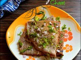 Ragi Dosa Chaat