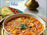 Sweet Corn Aloo Sabzi/Corn Potato Curry