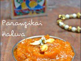 Yellow Pumpkin Halwa/Parangikai Halwa