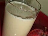 Apple milk shake