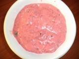 Beetroot raitha  / beetroot thaiyir pachadi