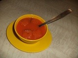 Cream of tomato soup