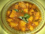 Pineapple puli pachidi /hot and sour pineapple curry