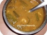 Simple ladiesfinger sambar