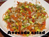 Avocado salad