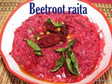 Beetroot raita i Beetroot Pachadi