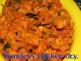 Boneless chicken dry