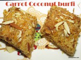 Carrot Coconut Barfi