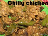 Chilly chicken dry recipe