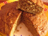 Egg-less banana cake i Wholewheat banana cake recipe