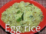 Egg rice recipe