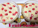 Fruit custard recipe
