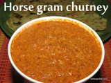 Hurali kalu chutney i Horse gram chutney recipe