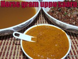 Hurli Kalu Uppu saaru i Horse gram Rasam