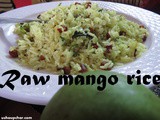 Mavinakai chitranna recipe i Raw mango rice