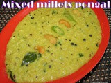 Mixed Millet Pongal i Siridanyagala Pongal