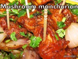 Mushroom Manchurian recipe