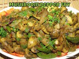 Mushroom Pepper fry recipe