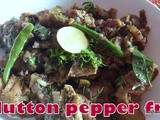 Mutton pepper fry