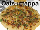 Oats uttapa recipe