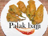 Palak Bajji i Palak Pakora