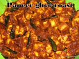 Paneer ghee roast recipe