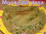 Pesarattu Dosa Recipe i Green Gram Dosa