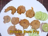 Prawns rava tawa fry