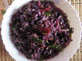 Purple Cabbage Stir fry