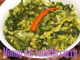 Radish Greens Moong Dal Curry