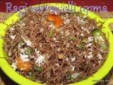 Ragi Vermicelli Upma i Ragi Shavige Uppittu