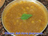 Semolina Chana Dal Payasam i Rave Kadlebele payasa