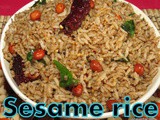 Sesame rice i Ellanna recipe i Ellu sadam