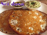 Set Dosa recipe